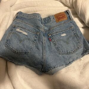 Levi's Women's Light Blue Jean Shorts